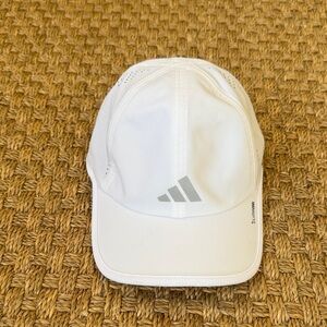 New Without Tag Adidas White Performance Hat with Logo